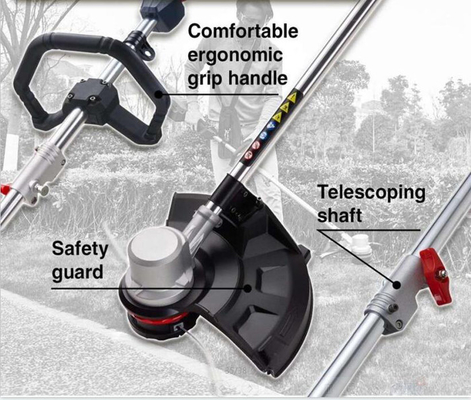 ব্যাটারি ব্রাশ কাটার মেশিন 4 স্ট্রোক সহ 8500rpm লাইটওয়েট ঘাস কাটার মেশিন