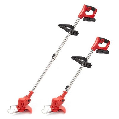 24V 450w লিথিয়াম কমার্শিয়াল ইলেকট্রিক লন মাওয়ার টেলিস্কোপিক হ্যান্ড হেল্ড গ্রাস কাটার মেশিন
