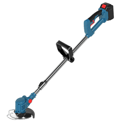 বাগানের কাজের জন্য সুইং প্লাস্টিক ব্লেড সহ 850W 24V কর্ডলেস গ্রাস ব্রাশ ট্রিমার