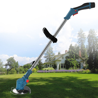 বাগানের কাজের জন্য সুইং প্লাস্টিক ব্লেড সহ 850W 24V কর্ডলেস গ্রাস ব্রাশ ট্রিমার